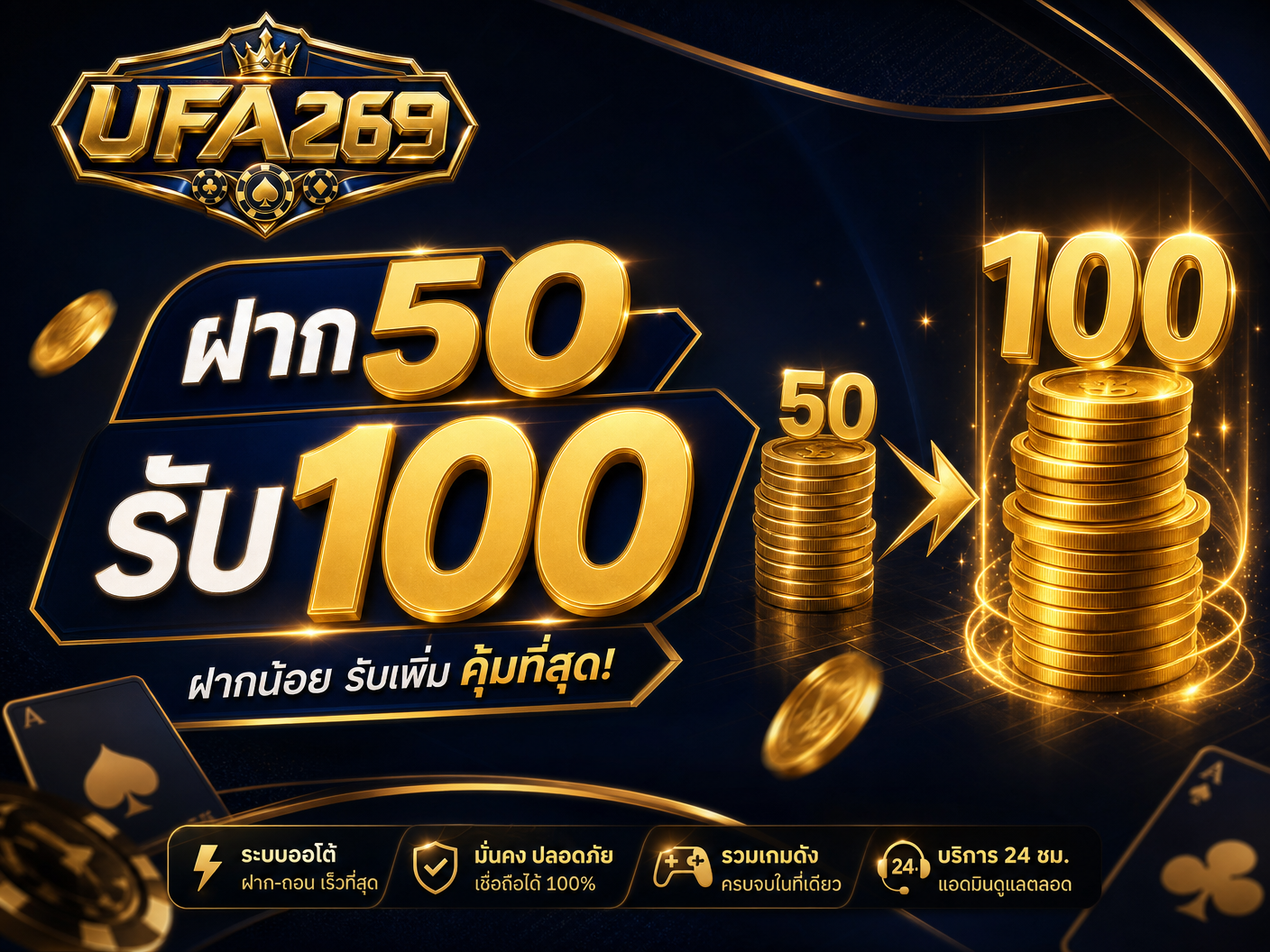 ฝาก 50 รับ 100